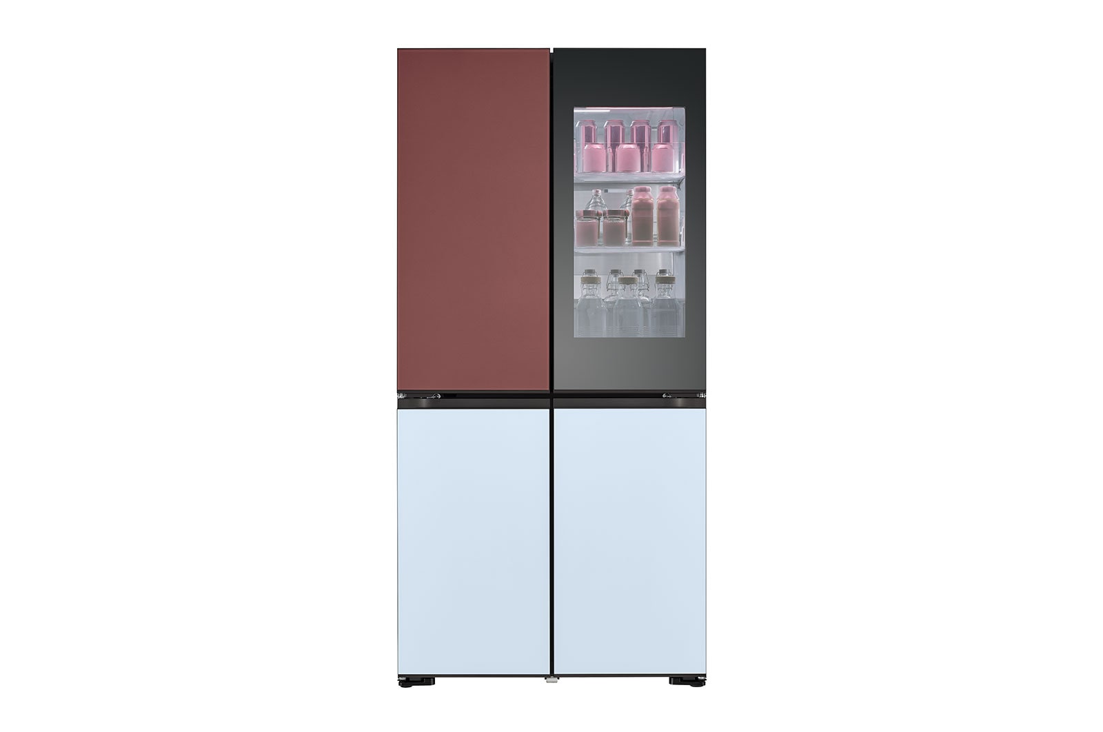 LG 617L Amerikaanse koelkast Grijs | MoodUP™ | InstaView™ | ThinQ™, GMV960NNME