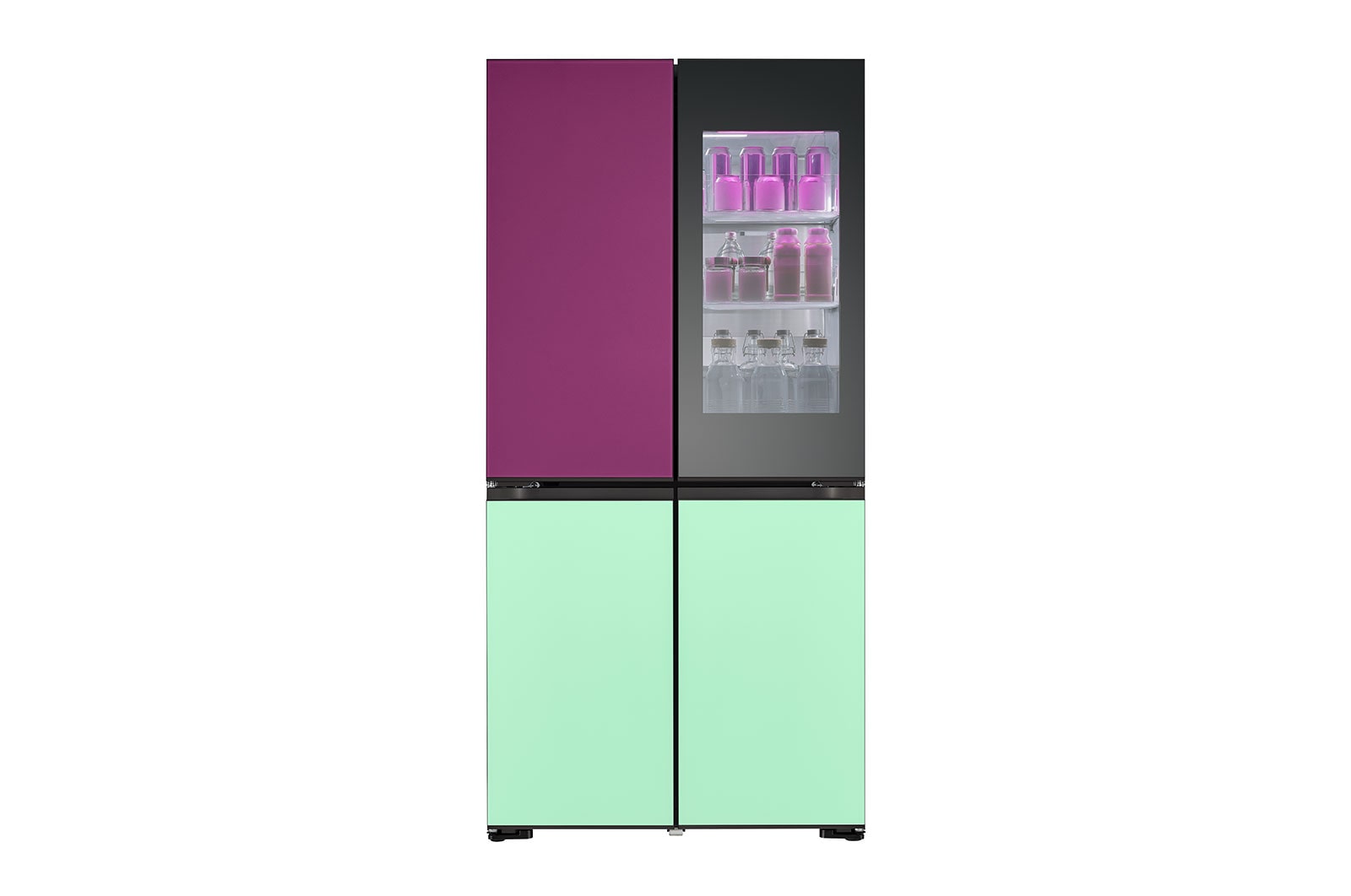 LG 617L Amerikaanse koelkast Grijs | MoodUP™ | InstaView™ | ThinQ™, GMV960NNME