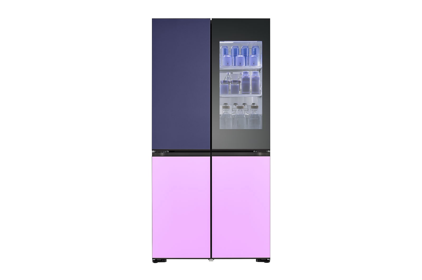 LG 617L Amerikaanse koelkast Grijs | MoodUP™ | InstaView™ | ThinQ™, GMV960NNME