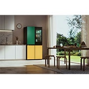 LG 617L Amerikaanse koelkast Grijs | MoodUP™ | InstaView™ | ThinQ™, GMV960NNME