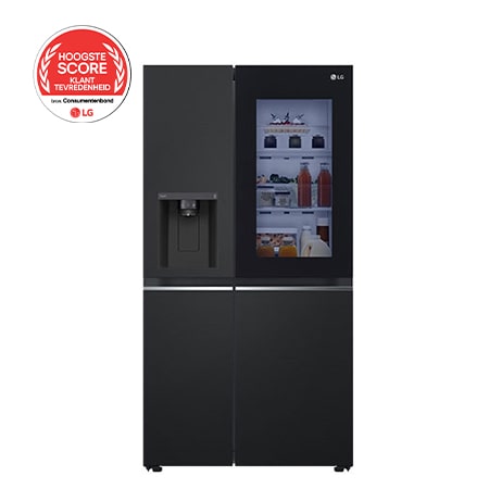 628L Amerikaanse koelkast Zwart | InstaView™ | ThinQ™ | DoorCooling+™ - GSGV80EPLD