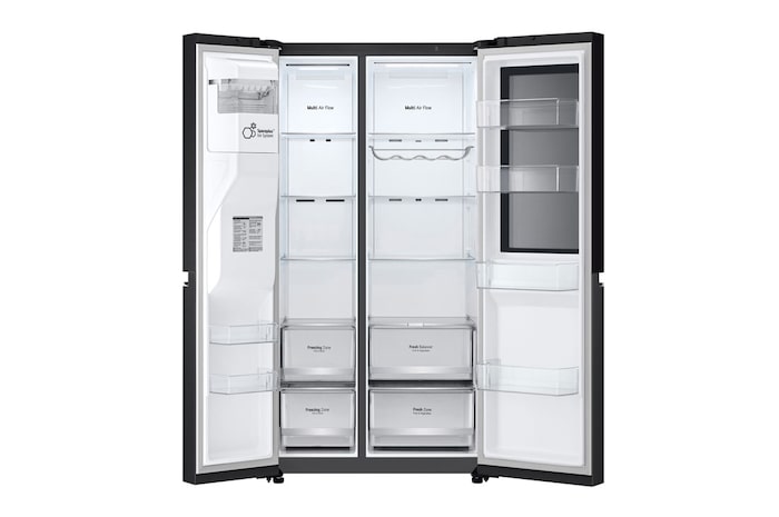 LG 628L Amerikaanse koelkast Zwart | InstaView™ | ThinQ™ | DoorCooling+™, GSGV80EPLD