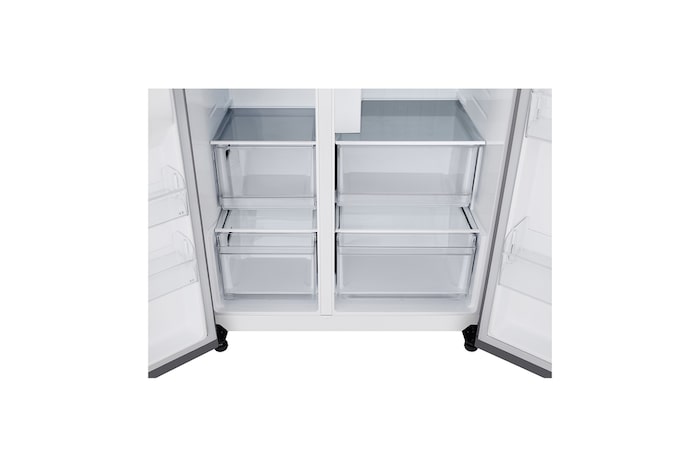 LG 638L Amerikaanse koelkast Zilver  | Linear Cooling™, GSLC40PYPE