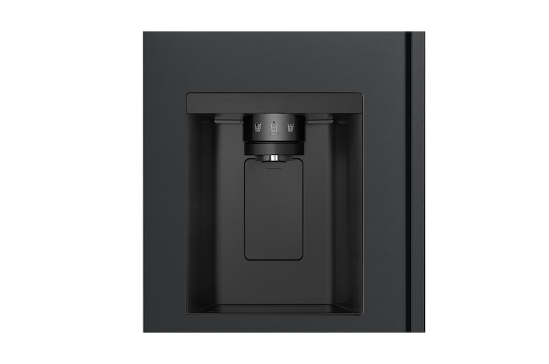 LG 641L Amerikaanse koelkast Zwart | ThinQ™ | Uvnano™ | FRESH Converter™, GSLC41EPPE