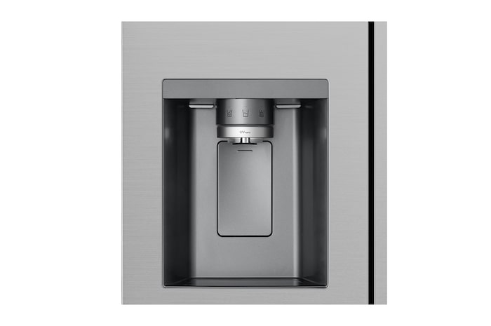 LG 628L Amerikaanse koelkast Zilver | ThinQ™ | Uvnano™ | FRESH Converter™, GSLE81PYBC