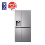 Voorkant van 628L Amerikaanse koelkast Zilver | ThinQ™ | Uvnano™ | FRESH Converter - GSLE81PYBD