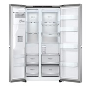 LG 635L inhoud | DoorCooling+™ | Moist Balance Crisper | Fresh Balancer™ | Water- en ijsdispenser met UVnano™ | Total No Frost | Inverter Linear Compressor, GSLV91MBAC