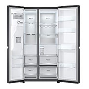 LG 635L inhoud | DoorCooling+™ | Moist Balance Crisper | Fresh Balancer™ | Water- en ijsdispenser met UVnano™ | Total No Frost | Inverter Linear Compressor, GSLV91MCAD