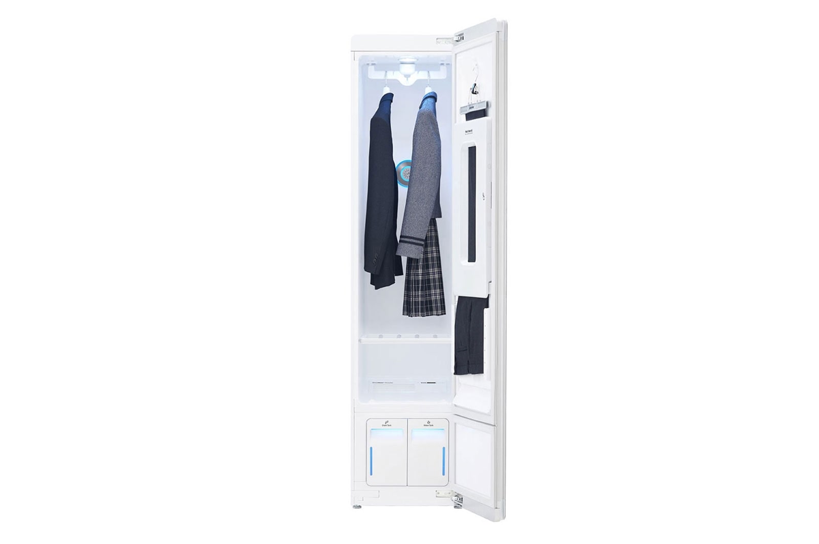 LG Eenvoudig kleding opfrissen en ontkreuken met stoom | 99,9% minder bacteriën en allergenen | Kleding drogen | Broekpers, S3BF
