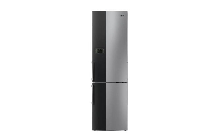 Vooraanzicht van IF Design Award, Red Dot Design award, Beste uit de test Consumentenbond 2011, Altijd zuinig, Beste Koelprestatie, Langdurige houdbaarheid GB7143A2RZ