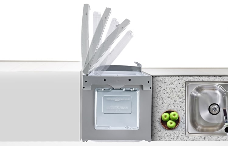 LG Altijd zuinig, Total No Frost, Moist Balance Crisper, Zero Clearance, GBB530NSCFE
