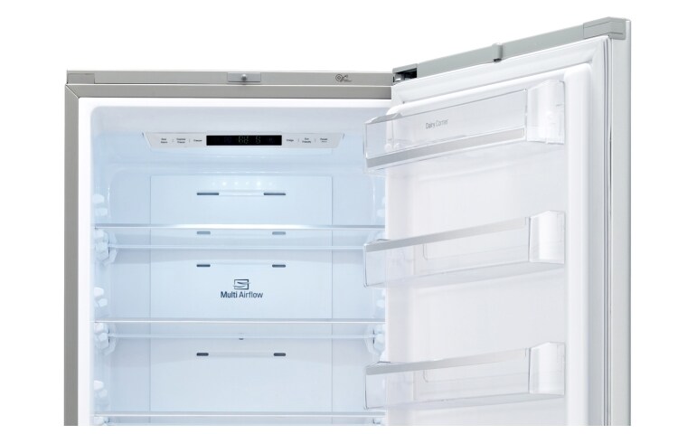 LG Super zuinig | Multi Air-Flow | Total no Frost | 10 jaar garantie op de linear compressor, GBB530NSCQE