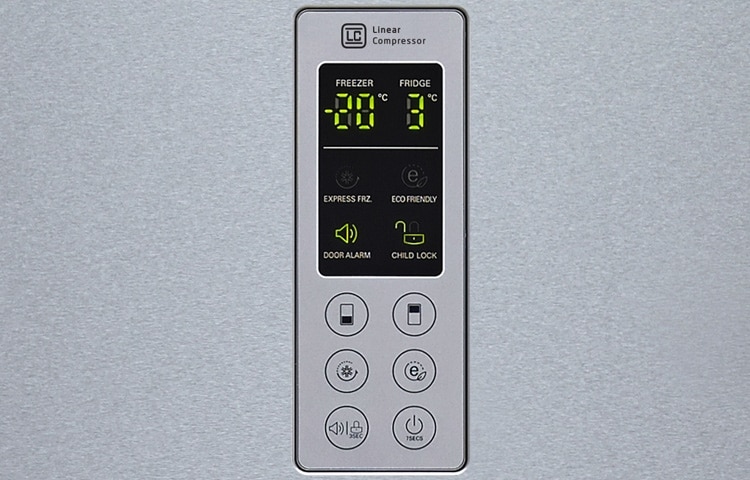 LG Altijd Zuinig | Multi Air-Flow | Total No Frost | 10 Jaar Garantie op de Linear Compressor, GBB530NSQFE