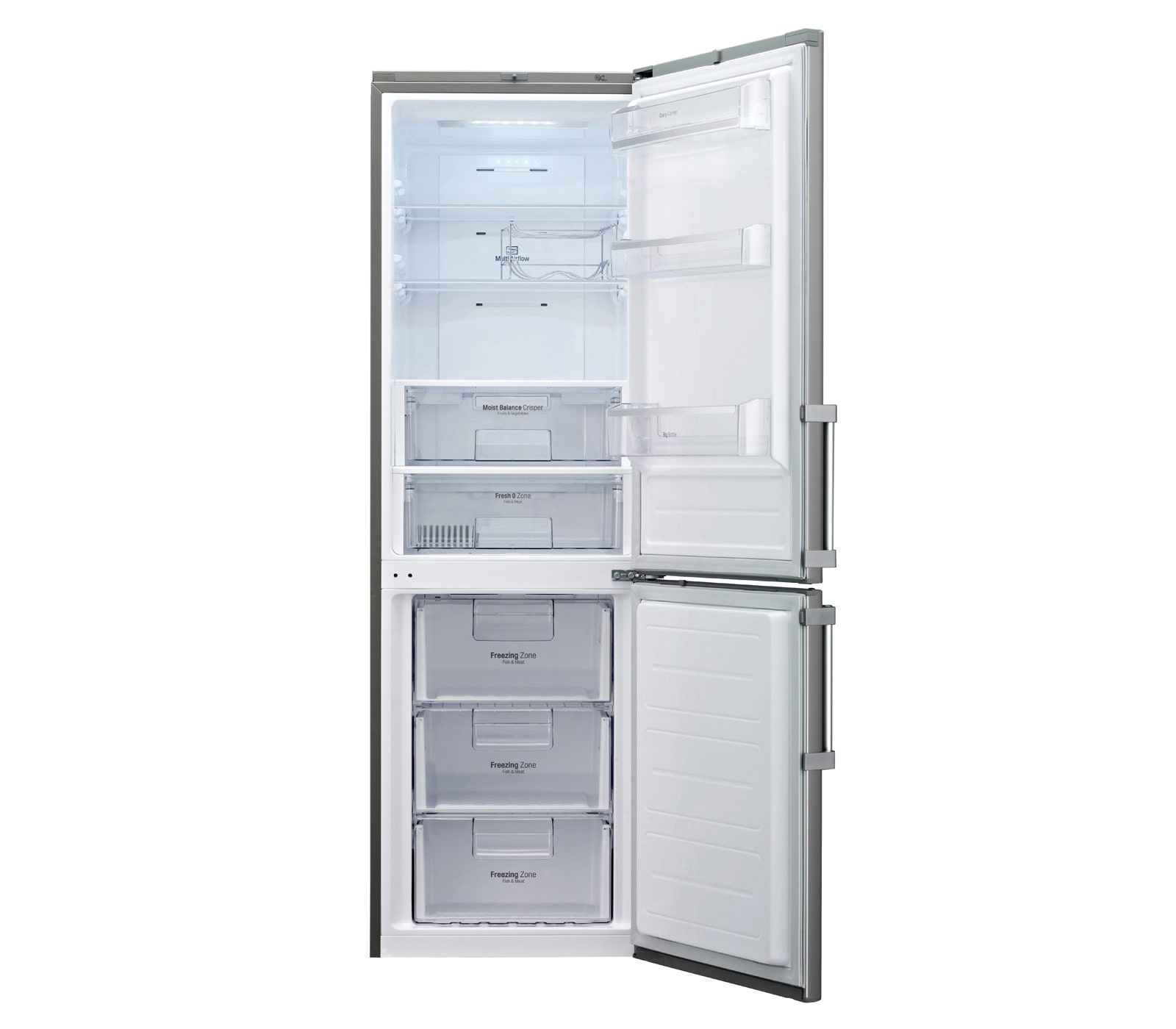 LG Altijd zuinig | Multi air-flow | Total no frost | 10 Jaar Garantie op de linear compressor, GBB539PZQZB