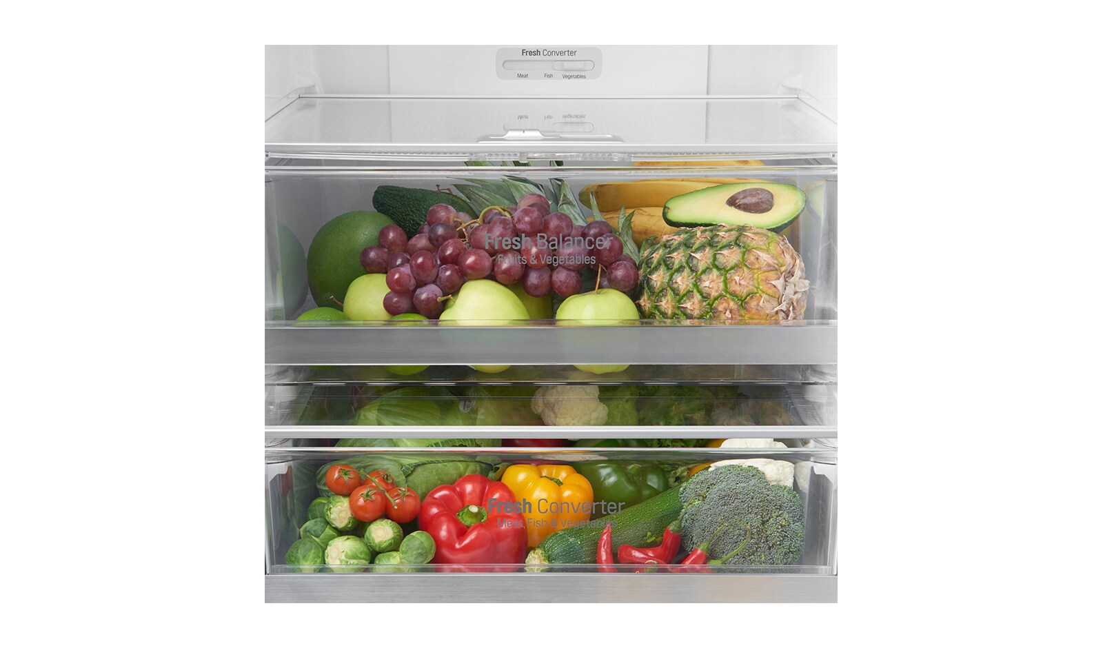 LG Altijd zuinig | Multi-Air Flow | Total no frost | Inverter Linear Compressor | Moist Balance Crisper | FRESH Converter | FRESH Balancer | Groter vriesvak, GBB59PZFZB