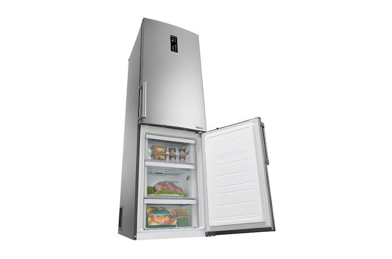 LG Altijd zuinig | Multi-Air Flow | Total no frost | Inverter Linear Compressor | Moist Balance Crisper | FRESH Converter | FRESH Balancer | Groter vriesvak, GBB59PZFZB