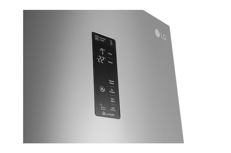 LG Altijd zuinig | Inverter Linear Compressor | Multi-Air Flow | Total no Frost | Moist Balance Crisper | FRESH Balancer | FRESH Converter | Bioshield | Groter vriesvak, GBB60NSYFE