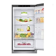 LG Altijd zuinig | D | Door Cooling+ | 341L inhoud | Total no frost | Inverter Linear Compressor| Groter koel & vriesvak | 36dB – Stilste koelkast, GBB61PZGFN