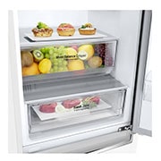 LG Altijd zuinig | D | Door Cooling+ | 341L inhoud | Total no frost | Inverter Linear Compressor| Groter koel & vriesvak | 36dB – Stilste koelkast, GBB61SWGFN