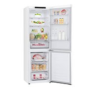 LG Altijd zuinig | D | Door Cooling+ | 341L inhoud | Total no frost | Inverter Linear Compressor| Groter koel & vriesvak | 36dB – Stilste koelkast, GBB61SWGFN