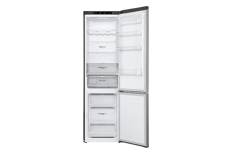LG Altijd zuinig | D | Door Cooling+ | 384L inhoud | Total no frost | Linear Compressor | Groter koel & vriesvak | 36dB – Stilste koelkast, GBB62PZGFN