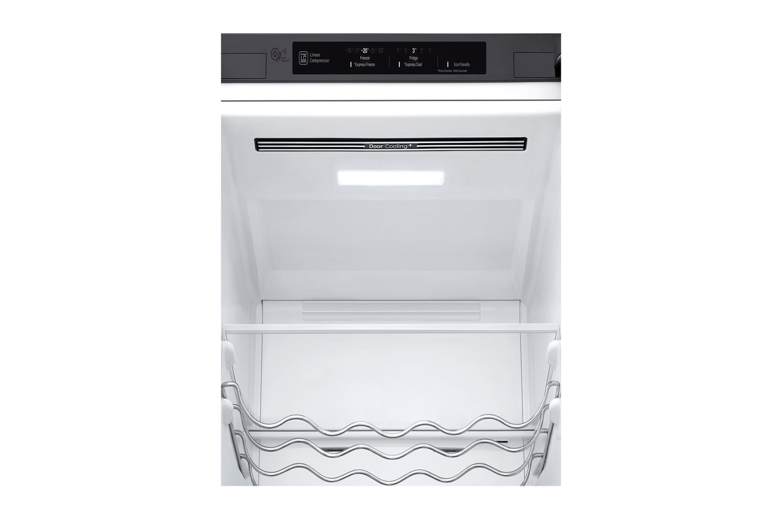 LG Altijd zuinig | D | Door Cooling+ | 384L inhoud | Total no frost | Linear Compressor | Groter koel & vriesvak | 36dB – Stilste koelkast, GBB62PZGFN