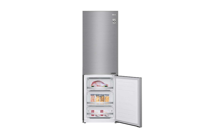 LG Altijd zuinig | D | Door Cooling+ | 341L inhoud | Total no frost | Inverter Linear Compressor | Groter koel & vriesvak | 36dB – Stilste koelkast, GBB71PZEFN
