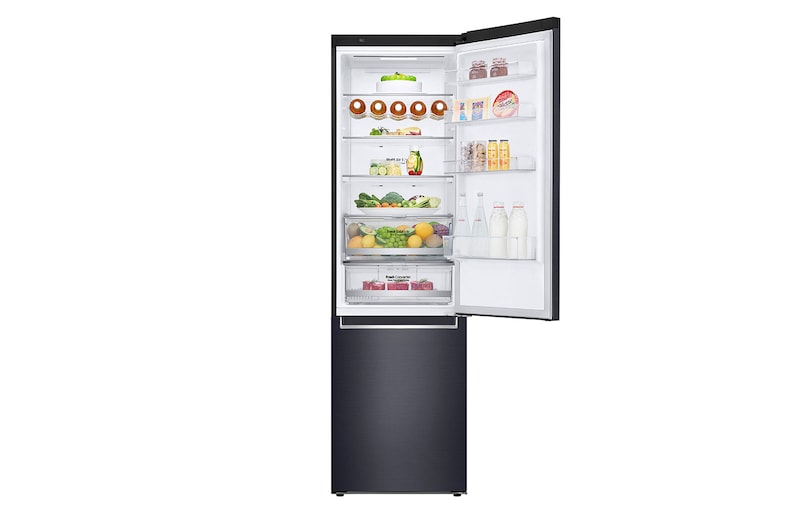 LG Altijd zuinig | D | Door Cooling+ | 384L inhoud | Total no frost | Inverter Linear Compressor | Groter koel & vriesvak | 36dB – Stilste koelkast, GBB72MCUFN