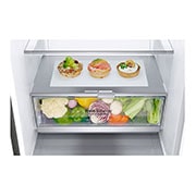 LG Altijd zuinig | D | Door Cooling+ | 384L inhoud | Total no frost | Linear Compressor | Groter koel & vriesvak | 36dB – Stilste koelkast, GBB72PZEXN