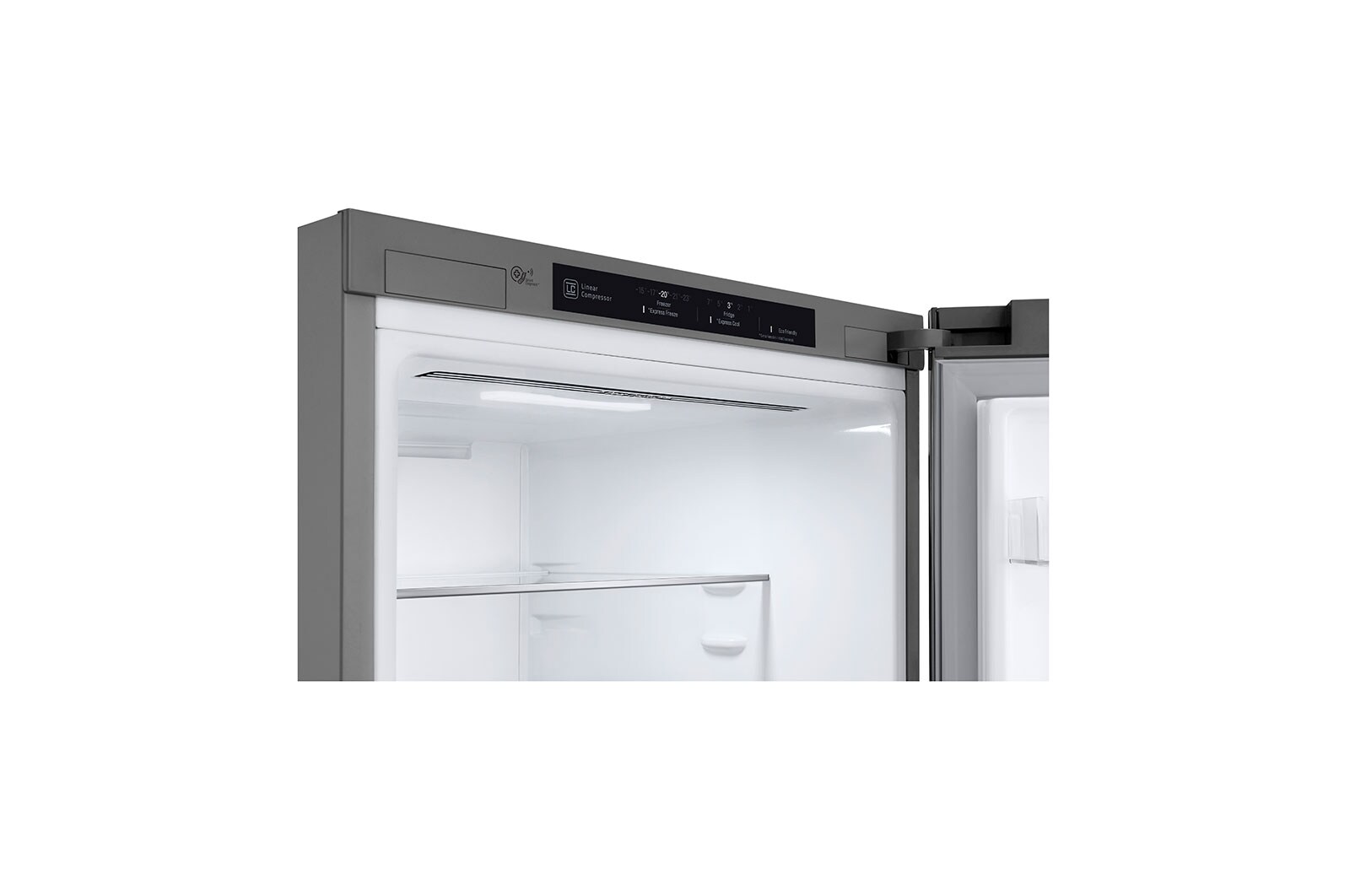 LG Altijd zuinig | D | Door Cooling+ | 384L inhoud | Total no frost | Linear Compressor | Groter koel & vriesvak | 36dB – Stilste koelkast, GBB72PZEXN