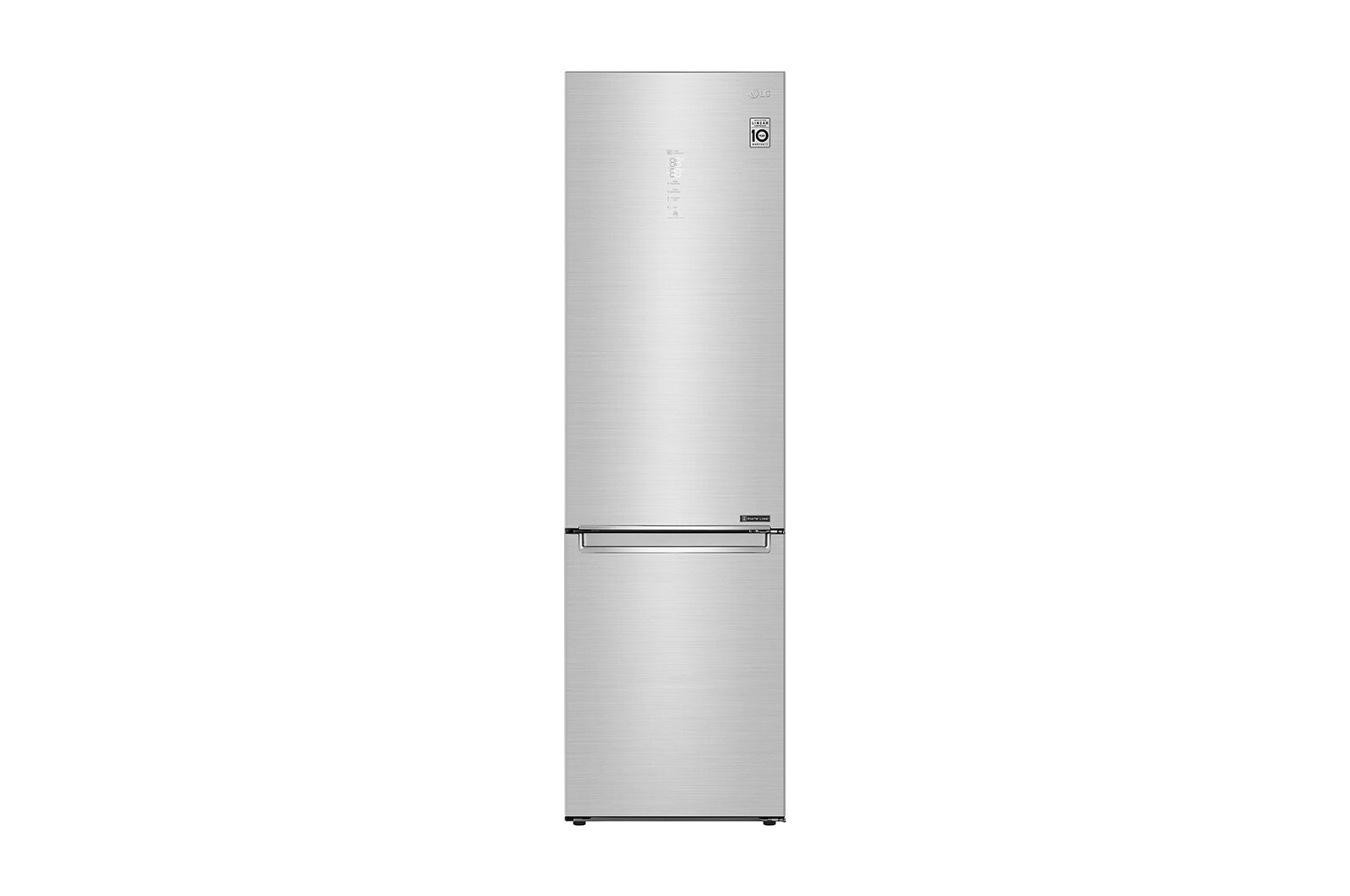 Vooraanzicht van Altijd zuinig | D | Door Cooling&#43; | 384L inhoud | Total no frost | Linear Compressor | Groter koel &amp; vriesvak | 36dB – Stilste koelkast GBB72STCXN