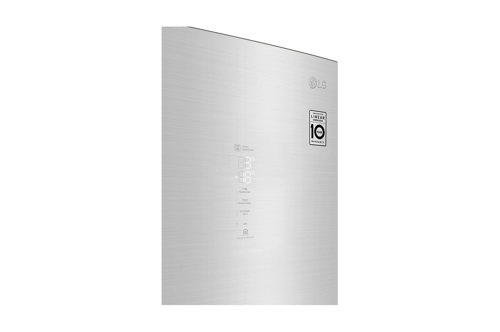 LG Altijd zuinig | D | Door Cooling+ | 384L inhoud | Total no frost | Linear Compressor | Groter koel & vriesvak | 36dB – Stilste koelkast, GBB72STCXN