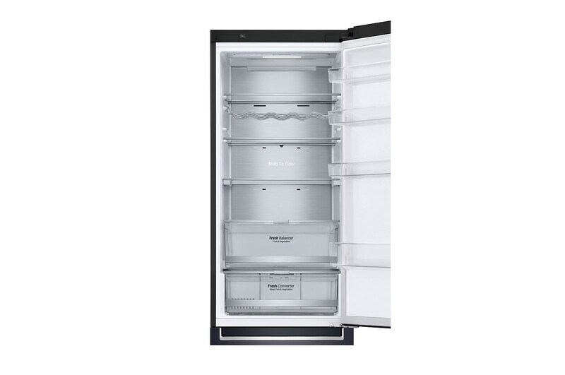 LG Altijd zuinig | D | Door Cooling+ | 384L inhoud | Total no frost | Linear Compressor | Groter koel & vriesvak | 36dB – Stilste koelkast, GBB92MCAXP