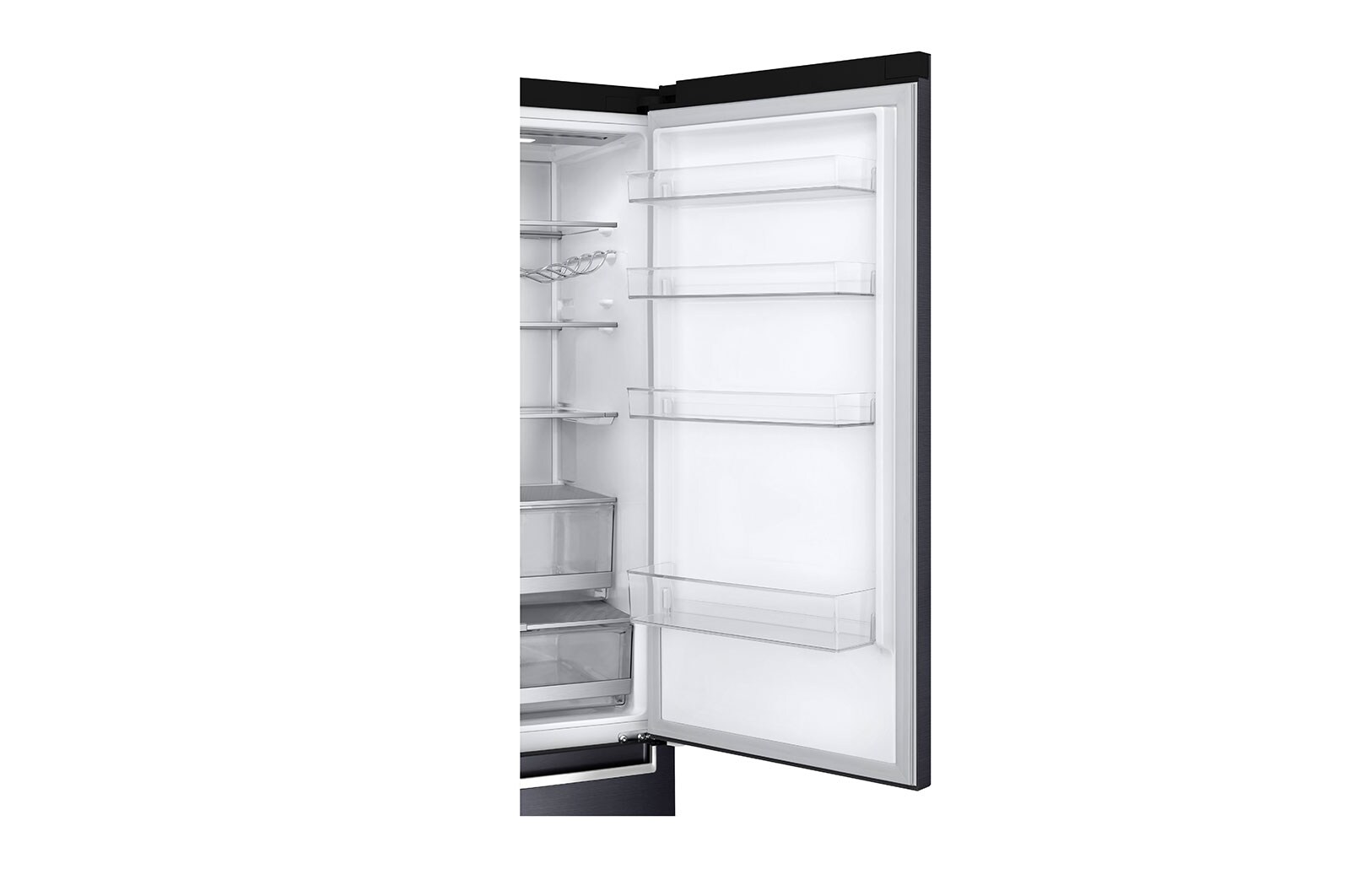 LG Altijd zuinig | D | Door Cooling+ | 384L inhoud | Total no frost | Linear Compressor | Groter koel & vriesvak | 36dB – Stilste koelkast, GBB92MCAXP