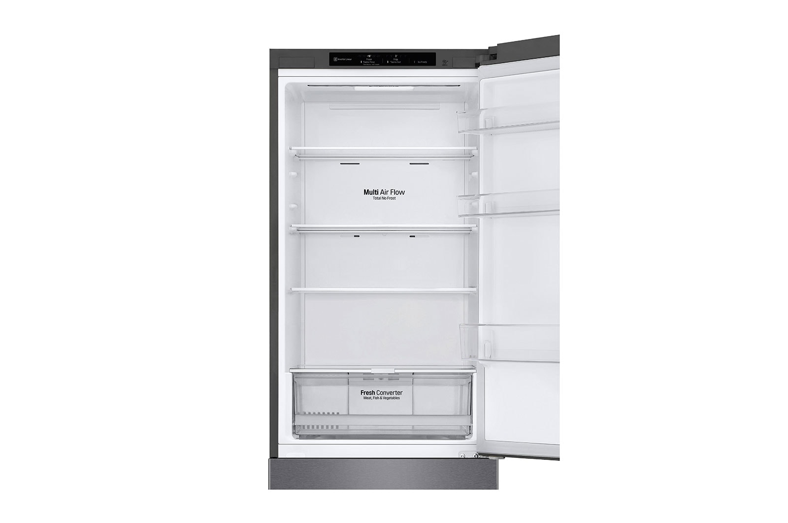 LG Door Cooling+ - Door en door koel | 341L inhoud | Smart Inverter Compressor, GBP61DSPGC