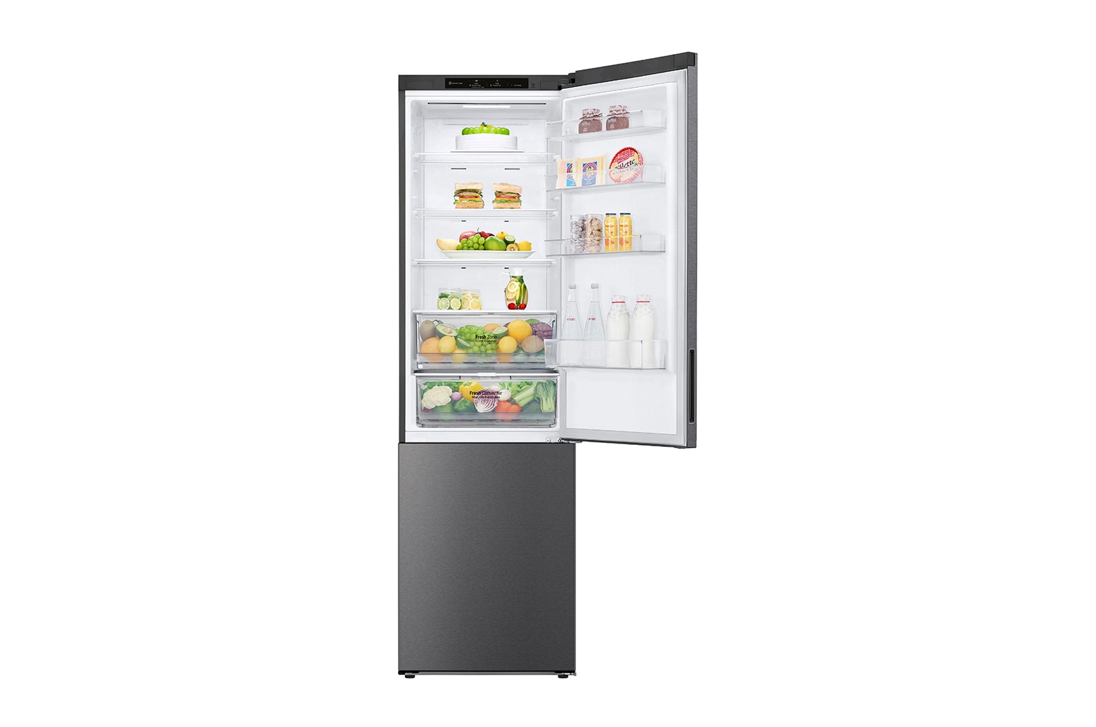 LG DoorCooling+™ | 384L inhoud | Total No Frost | Fresh Converter™ | Smart Inverter Compressor, GBP62DSNCC1