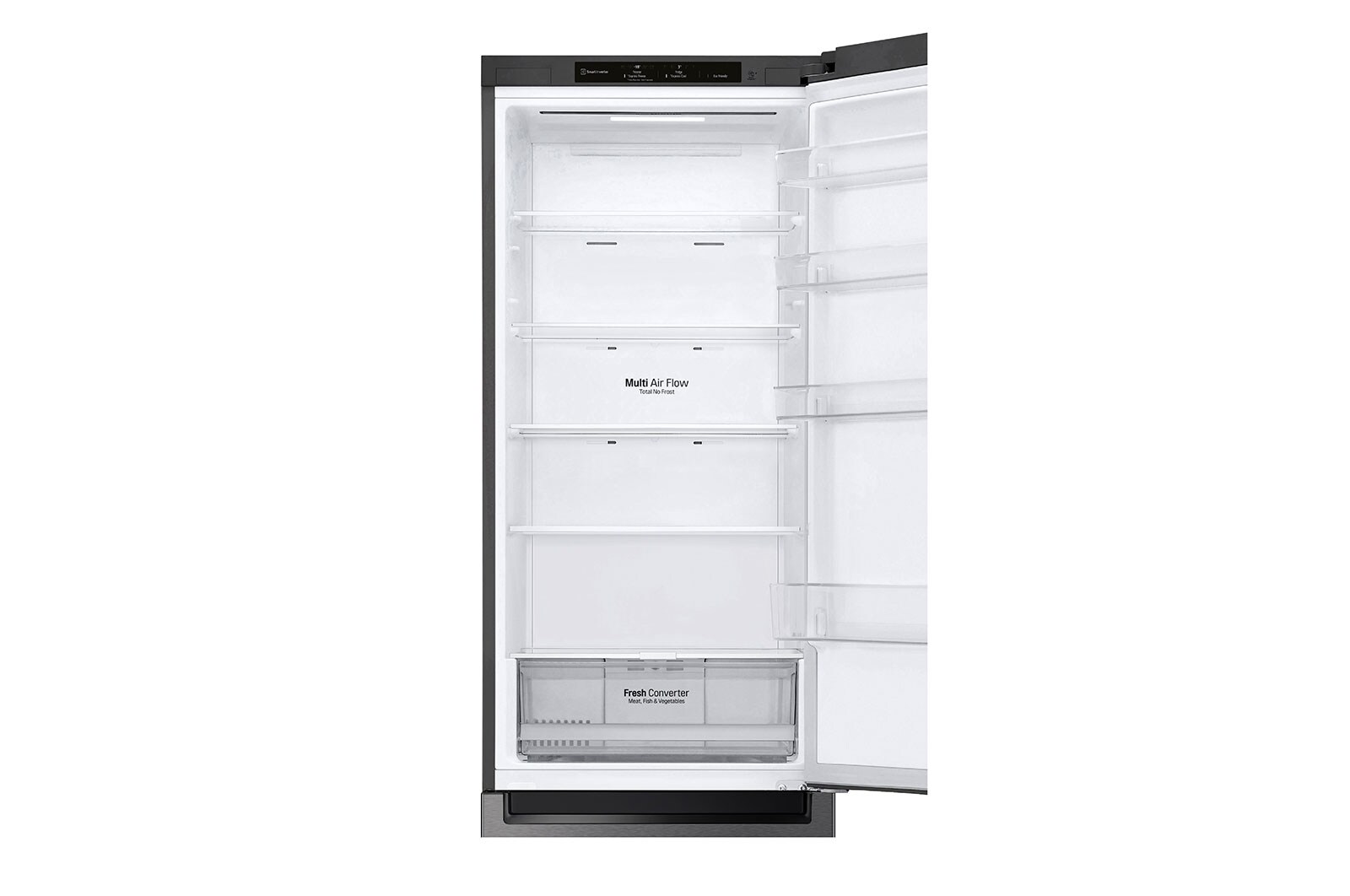 LG Door Cooling+ - Door en door koel | 384L inhoud | Smart Inverter Compressor, GBP62DSSGR