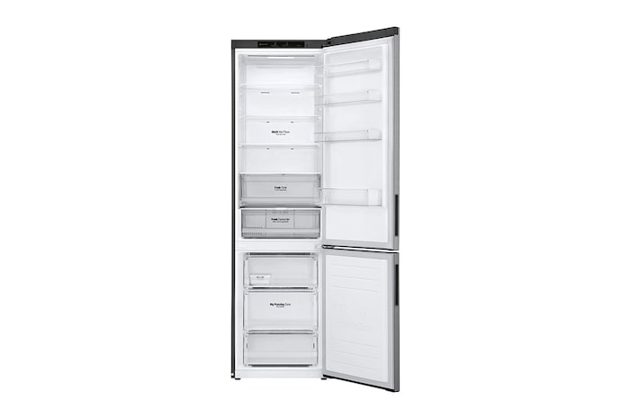 LG 384L Koelkast en vriezer Zilver| DoorCooling+™ | FreshConverter™ | Inverter Linear Compressor, GBP62PZNBC