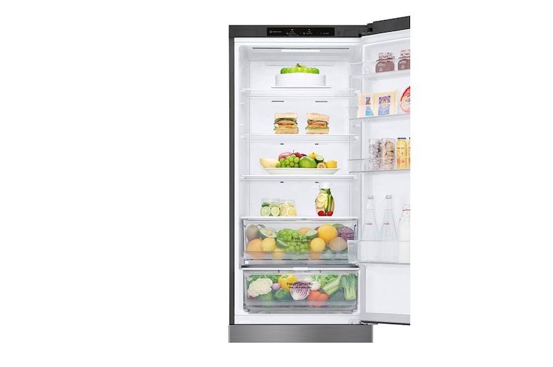 LG 384L inhoud | DoorCooling+™ | FRESHConverter™ | Inverter Linear Compressor, GBP62PZNCC