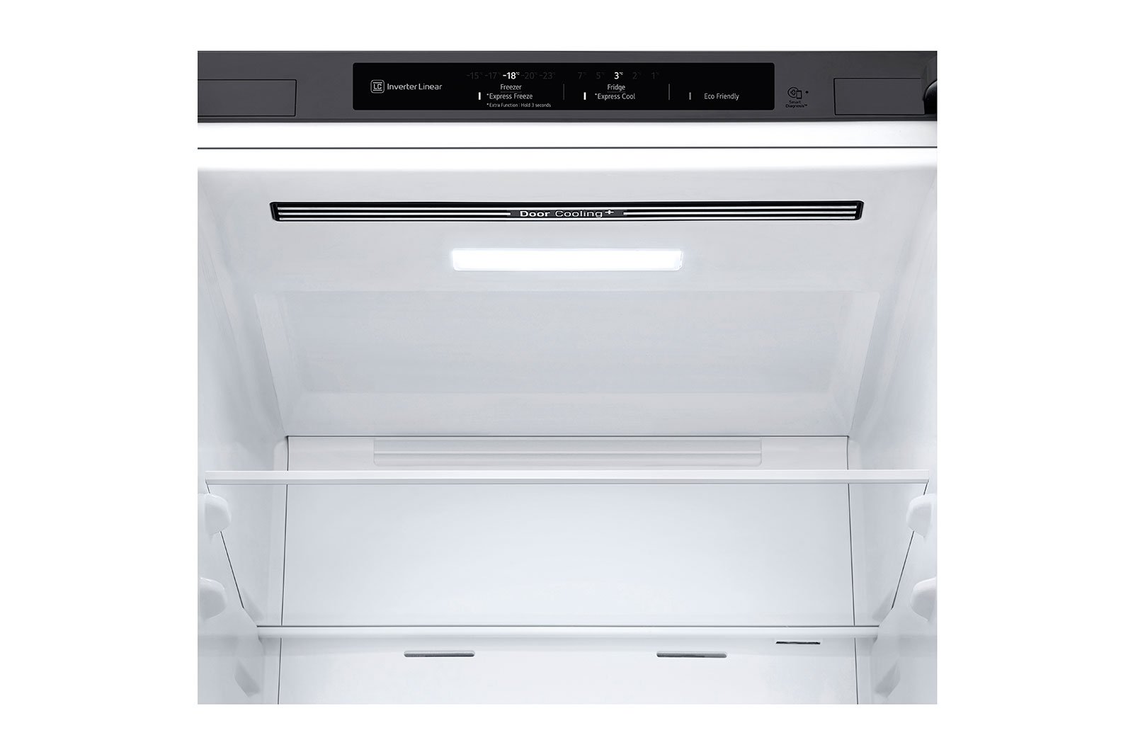 LG 384L inhoud | DoorCooling+™ | FRESHConverter™ | Inverter Linear Compressor, GBP62PZNCC