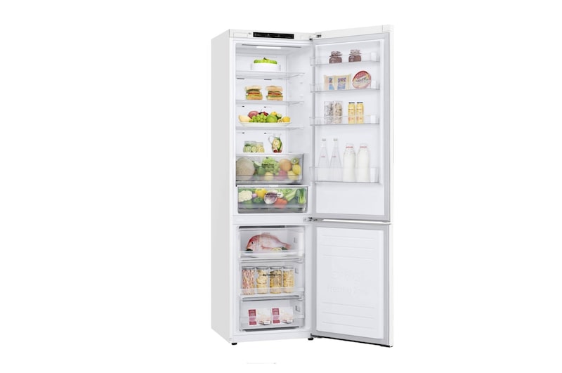 LG Altijd zuinig | D | Door Cooling+ | 384L inhoud | Total no frost | Inverter Linear Compressor | Groter koel & vriesvak | 36dB – Stilste koelkast, GBP62SWNFN