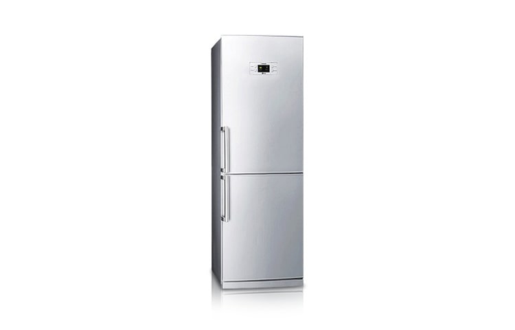 Vooraanzicht van Koel/Vries combinatie voorzien van No Frost en Moist Balance Crisper en Bioshield GC-B399BSQW
