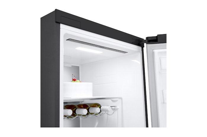 LG 386L Koelkast vrijstaand Antraciet | DoorCooling+™ | LinearCooling™ | FRESHBalancer™, GLM71MCCSF