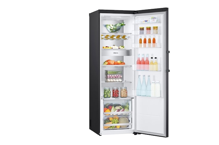 LG 386L Koelkast vrijstaand Antraciet | DoorCooling+™ | LinearCooling™ | FRESHBalancer™, GLM71MCCSF