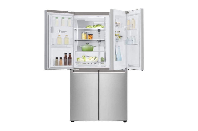 LG 638L inhoud | Door-in-Door™ | DoorCooling+™| Water- en ijsdispenser met UVnano™ | Total No Frost | Inverter Linear Compressor, GMJ945NS9F