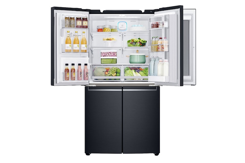 LG Knock. Knock. Keep it cool! | InstaView™ Door-in-Door™ | Amerikaanse koelkast | Multi-Door | Total No Frost | Inverter Linear Compressor | Extra koel- en vriesruimte, GMK9331MT