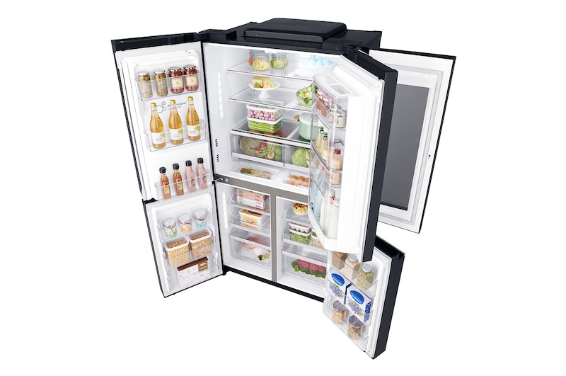 LG Knock. Knock. Keep it cool! | InstaView™ Door-in-Door™ | Amerikaanse koelkast | Multi-Door | Total No Frost | Inverter Linear Compressor | Extra koel- en vriesruimte, GMK9331MT