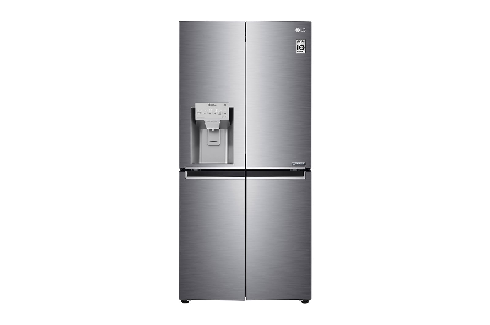 Vooraanzicht van Smal design | 506L inhoud | DoorCooling&#43;™ | Water- &amp; ijsdispenser | Total No Frost | Inverter Linear Compressor GML844PZKZ