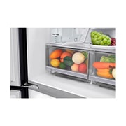 LG 508L inhoud | InstaView™ Door-in-Door™  | DoorCooling+™ | Water- en ijsdispenser met UVnano™ | Inverter Linear Compressor, GMX844MCBF