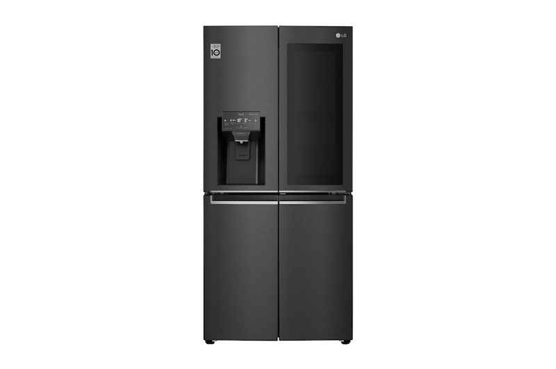 LG 508L inhoud | InstaView™ Door-in-Door™  | DoorCooling+™ | Water- en ijsdispenser met UVnano™ | Inverter Linear Compressor, GMX844MCBF